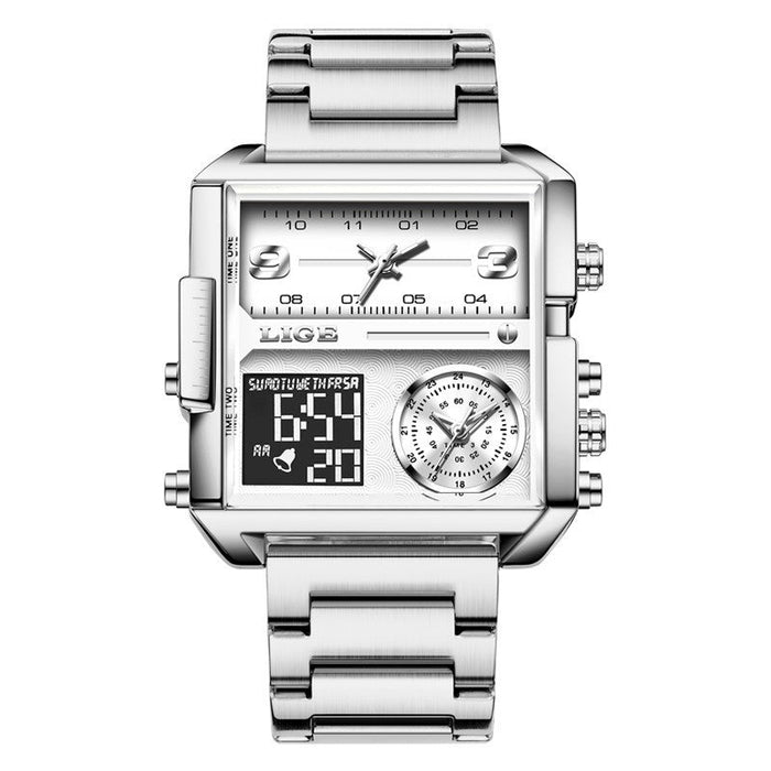 Steel Belt Silver White