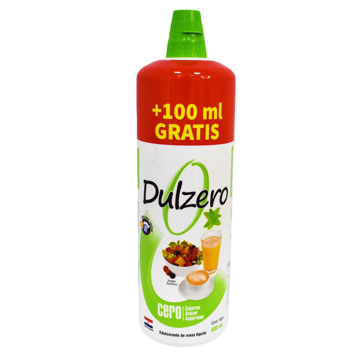 Endulzante Dulzero Stevia X 600Ml