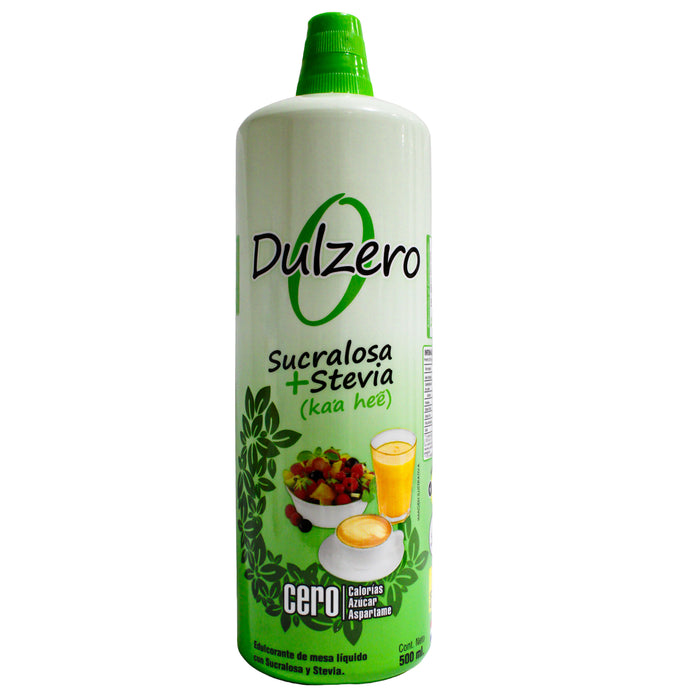 Endulzante Dulzero Sucralosa Stevia X 500Ml