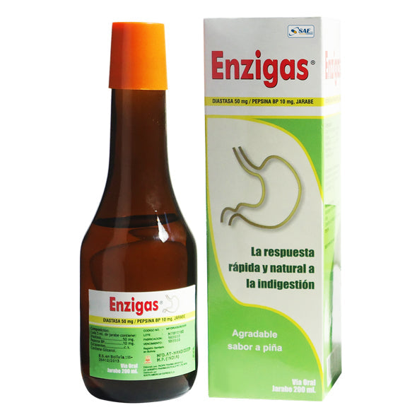 Enzigas Jbe Diastasa Y Pepsina Sabor A Piña X 200Ml