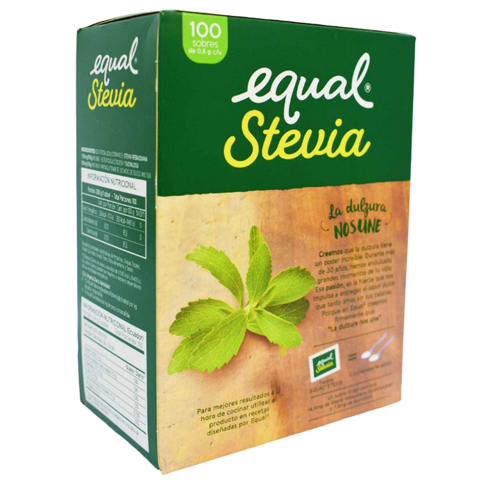 Equal Edulcorante Stevia X 100 Sobres