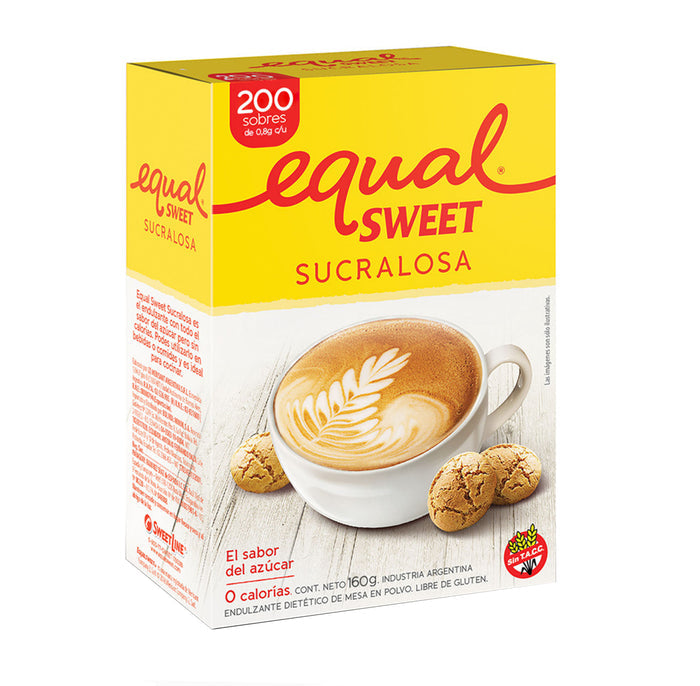 Equal Sucralosa Edulcorante X 200 Sobres