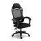 Ergonomic gaming chair with headrest - front view