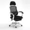 Ergonomic gaming chair reclined position