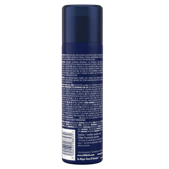 Espuma De Afeitar Gillette Sensitive X 155Ml