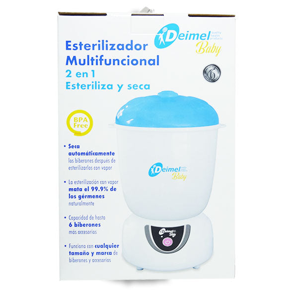 Esterilizador De Mamadera 2 En 1 Multifuncional Deimel X Caja
