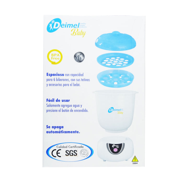 Esterilizador De Mamadera 2 En 1 Multifuncional Deimel X Caja