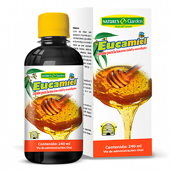 Eucamiel Jarabe Miel y Eucalipto 240ml.