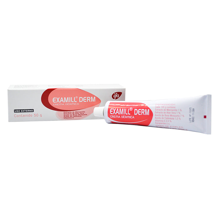 Envase de crema dérmica Examill Derm de 50g