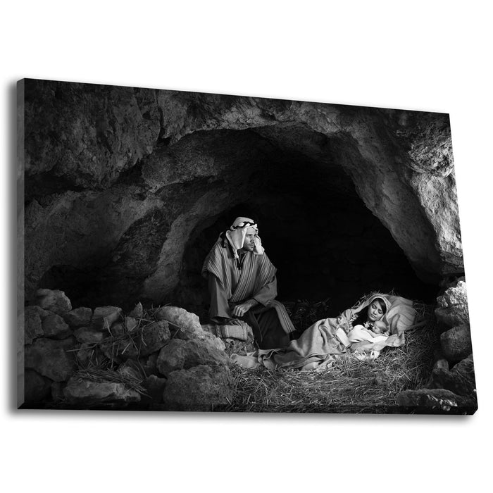 Joseph protector of Jesus Christ. 'Father' realistic Christian art photo on canvas by Reflections of Christ.