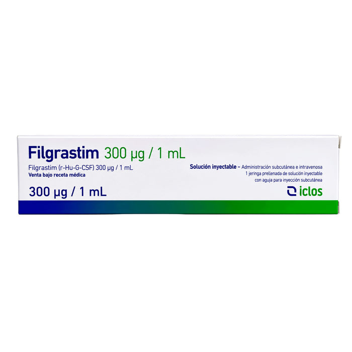 Filgrastim 300Mcg Iv-Subcutanea Onc X 1 Jeringa Prellenada