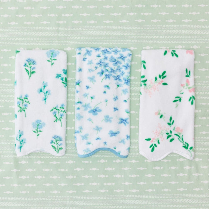Floral Scallop Hand Towels (pair)