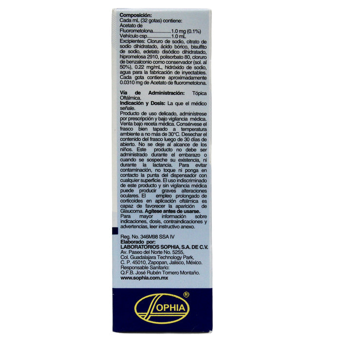 Flumetol Nf Ofteno 0.1% Colirio X 5Ml Fluorometalo
