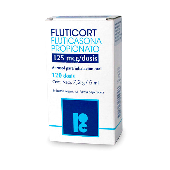 Fluticort 125Mcg Aero X120 Dosis Fluticasona Farma
