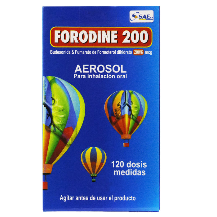 Forodine 200Mcg Aerox120 Dosis Budesonida Formoter