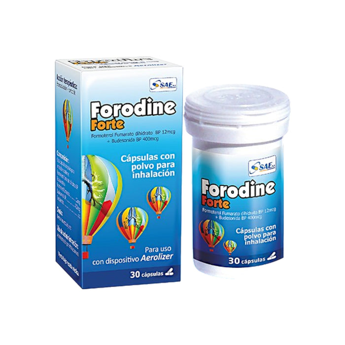 Forodine Forte Budesonida Formote Para Inhalación Oral X 30 Capsulas
