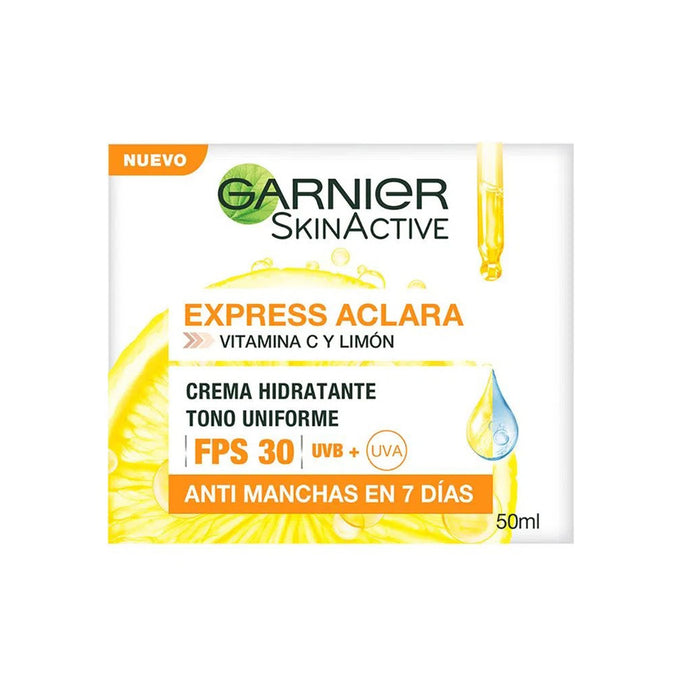 Crema Garnier Express Aclara FPS30 Vitamina C