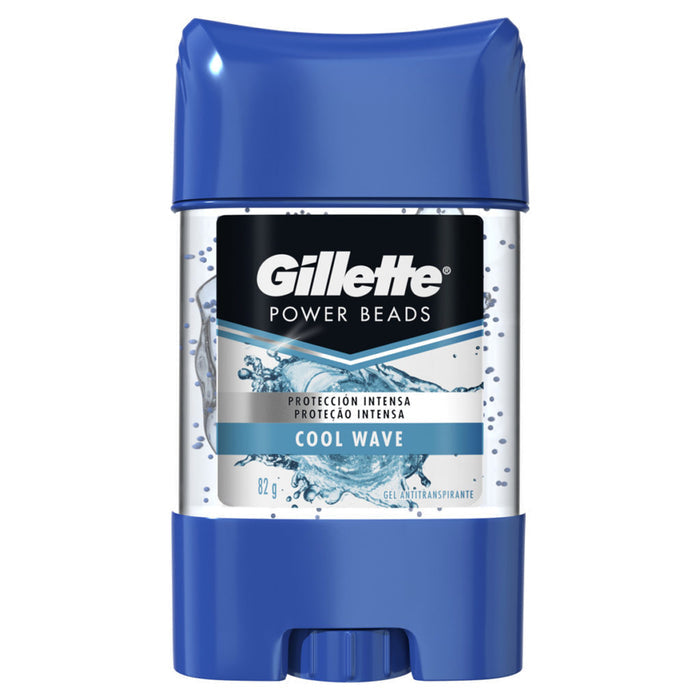 Envase de gel antitranspirante Gillette Cool Wave, 82g.