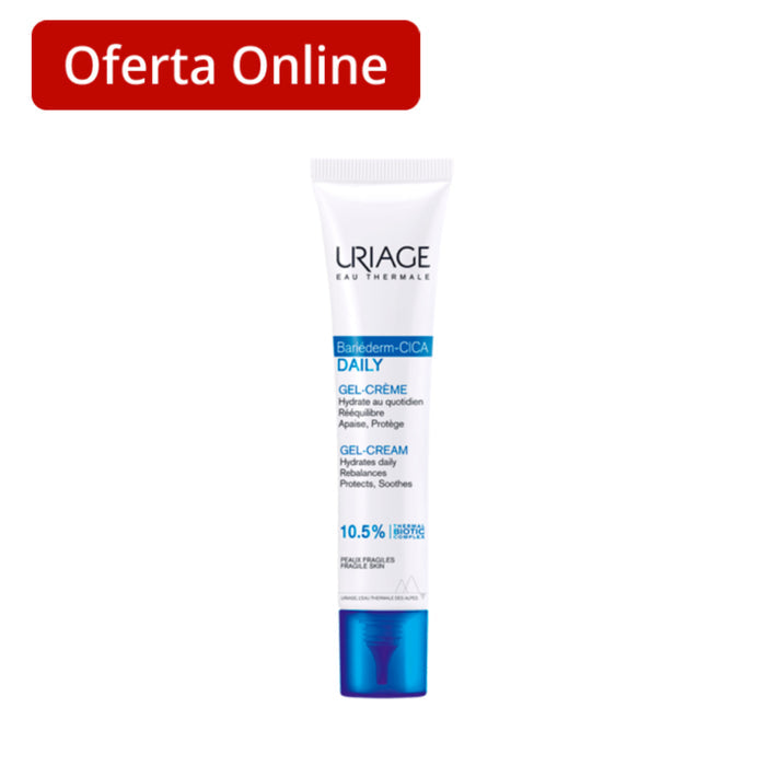 Gel Crema Facial Uriage Bariéderm Cica Daily X 40Ml