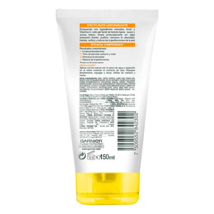 Gel Limpiador Garnier Facial X 150Ml