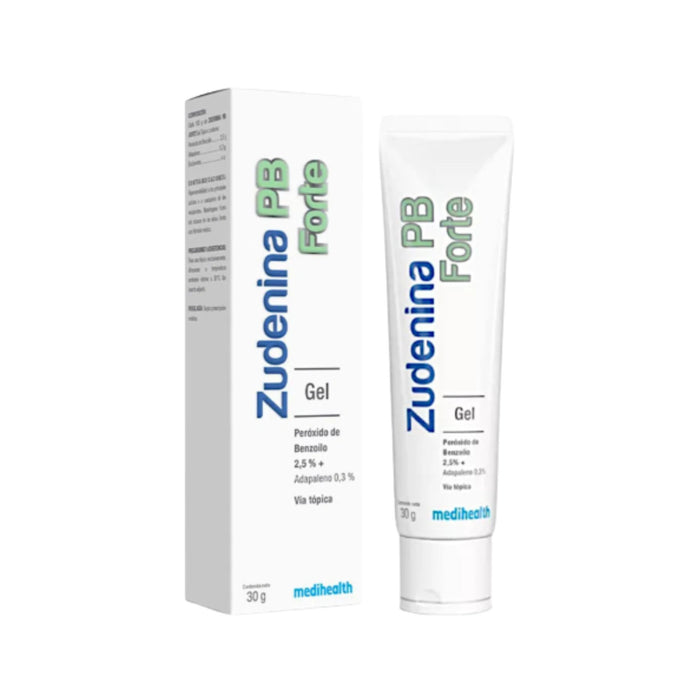 Gel Zudenina Plus Forte Adapaleno Peróxido Benzoilo X 30G