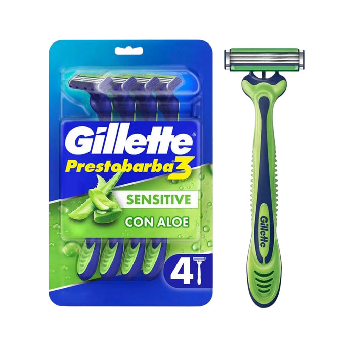 Gillette Prestobarba 3 Sensitive X 4 Unidades