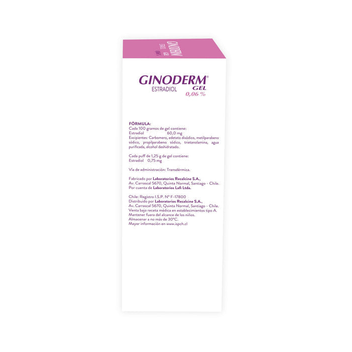 Ginoderm Gel Estradiol 0.06% 60 Dosis X 95G