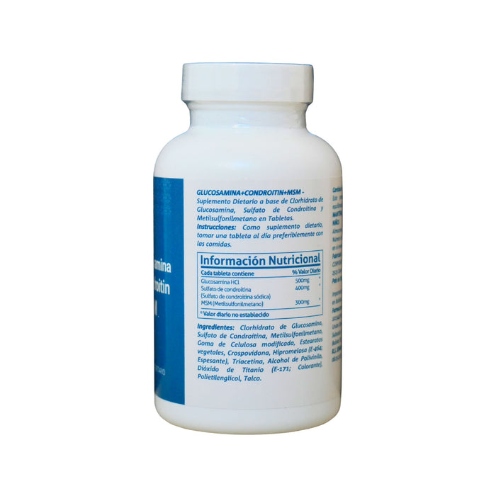 Glucosamina+Condroitin+Msm Farmacorp X 60 Tabletas