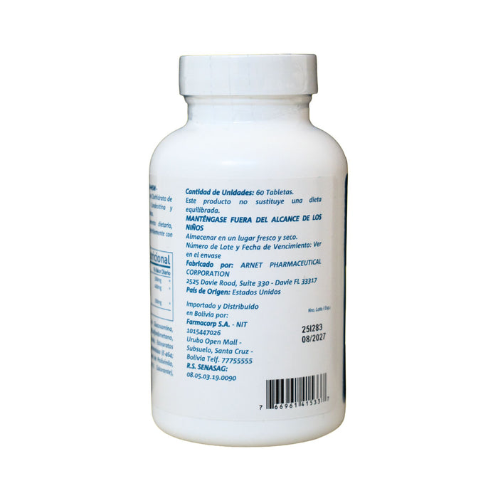 Glucosamina+Condroitin+Msm Farmacorp X 60 Tabletas