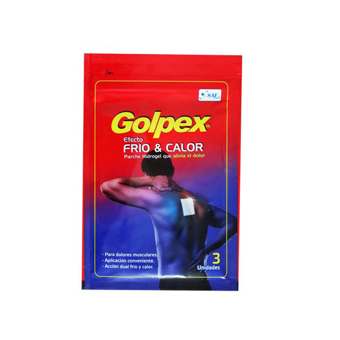 Golpex Calor Parche Sobre X 3 Unidades