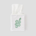 Green Snake Cotton Tissue Box Cover