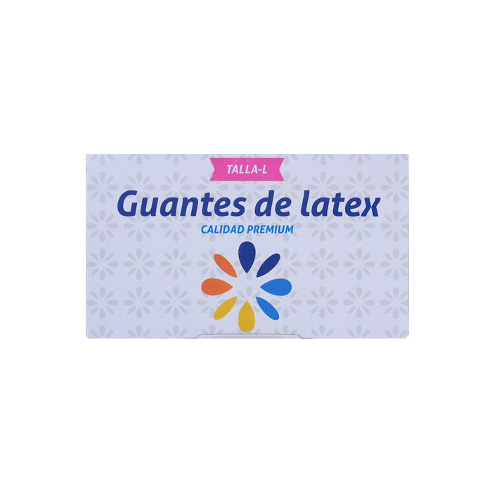 Guantes De Latex Farmacorp Talla L X 100 Unidades
