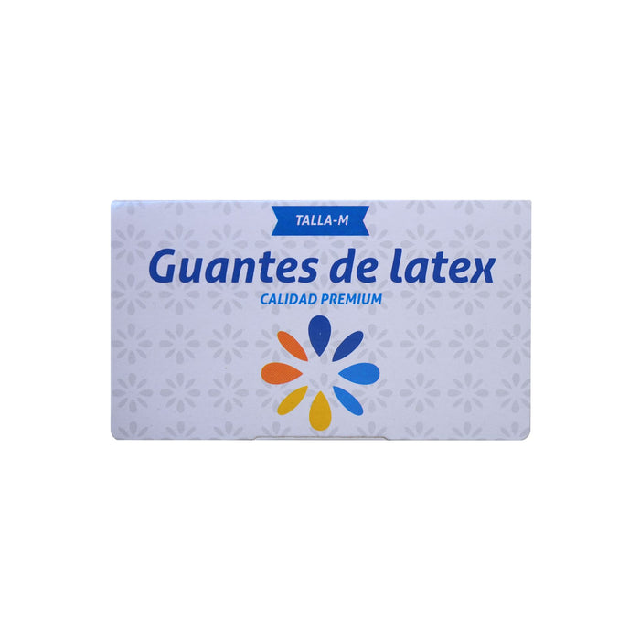 Guantes De Latex Farmacorp Talla M Caja X 100 Unidades