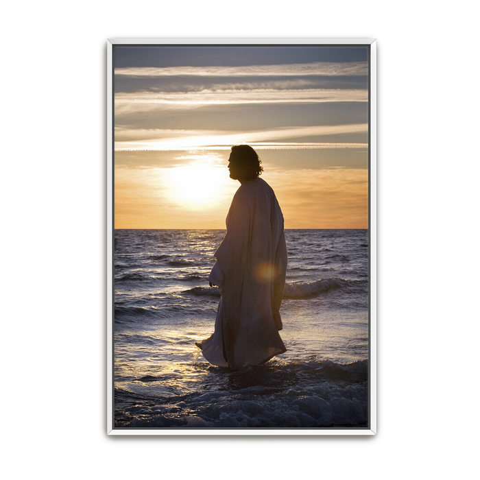 Framed Canvas / 8X10 / Thin White
