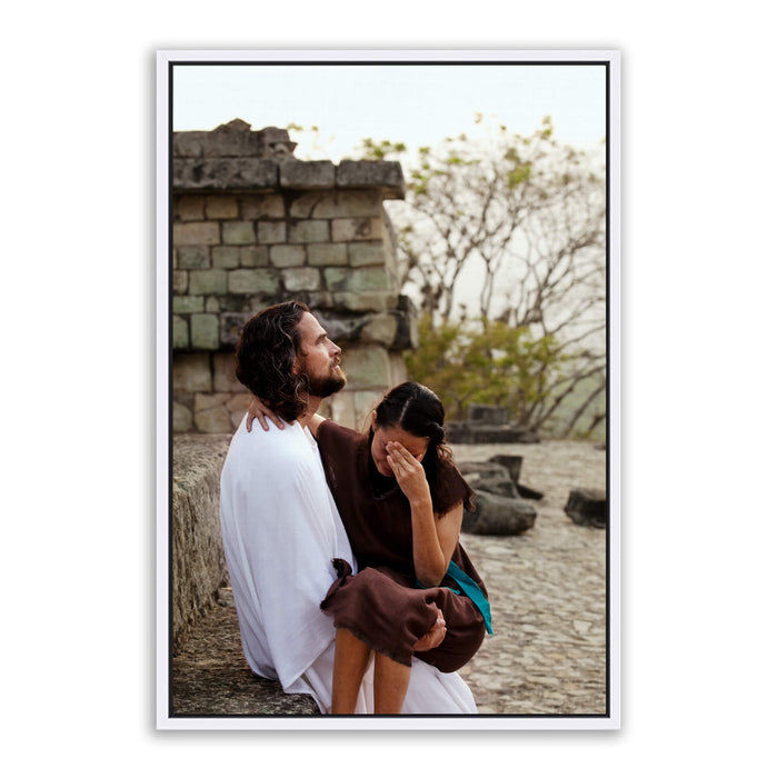 Framed Canvas / 8X10 / Thin White