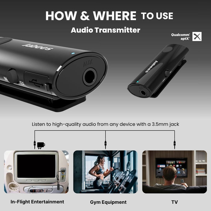 HearLink 3-in-1 Wireless Audio Transmitter & Personal Sound Amplifier