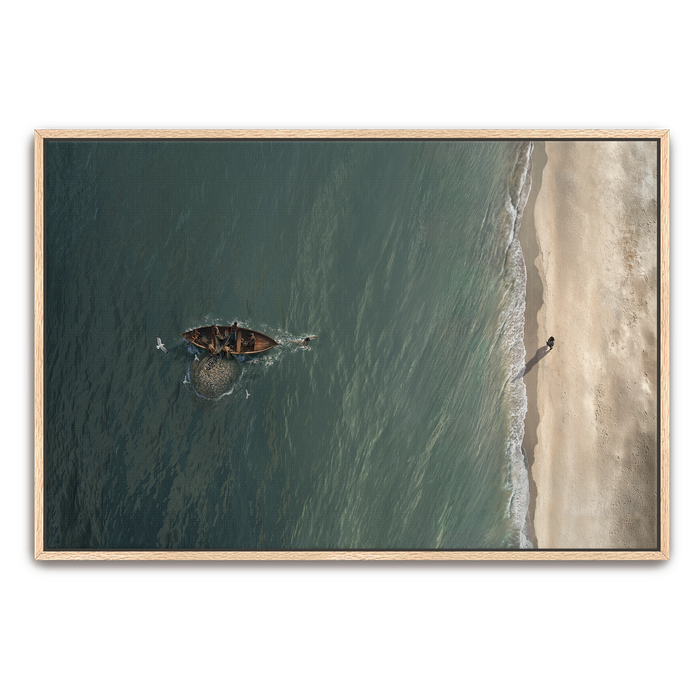 Framed Canvas / 12X8 / Thin Oak