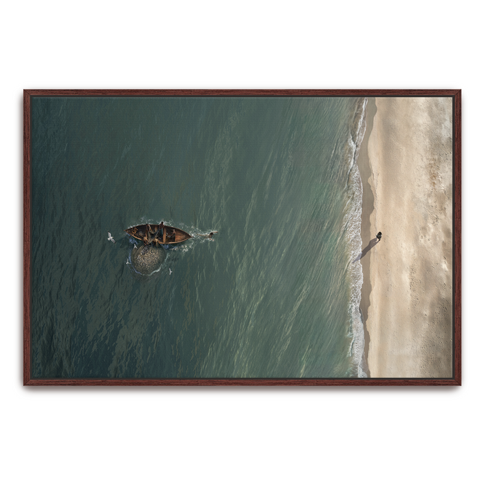 Framed Canvas / 12X8 / Thin Espresso