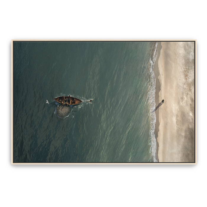 Framed Canvas / 12X8 / Thin Natural