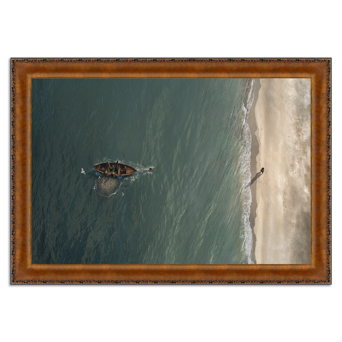 Framed Canvas / 12X8 / Vintage Copper