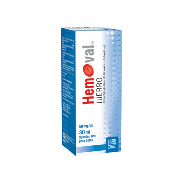 Hemoval 50Mg/Ml Hierro Gotas X 30Ml