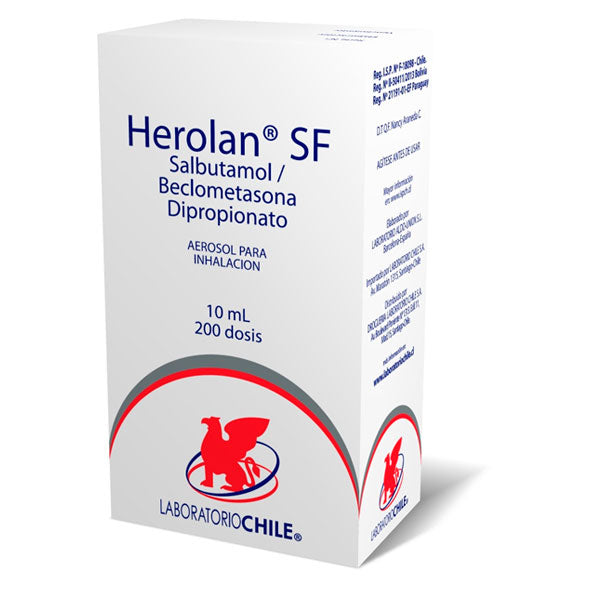 Herolan Sf Aerosol X 200 Dosis Salbut Beclome 10Ml