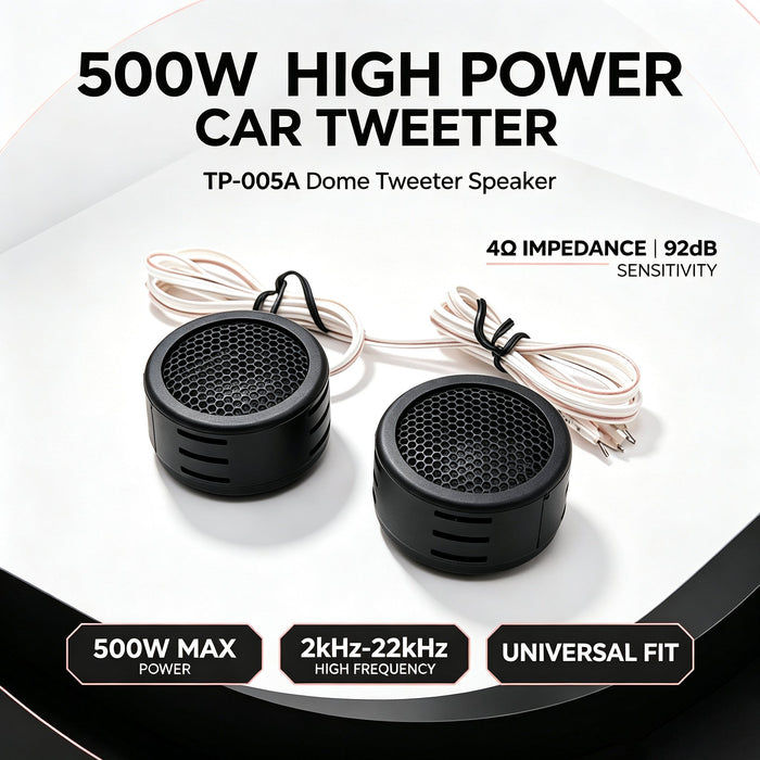 High End Car Dome Tweeter Speaker Mini Vehicle Audio High Frequency Loudspeaker