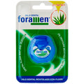 Envase de hilo dental Foramen Mentolado con Flúor.