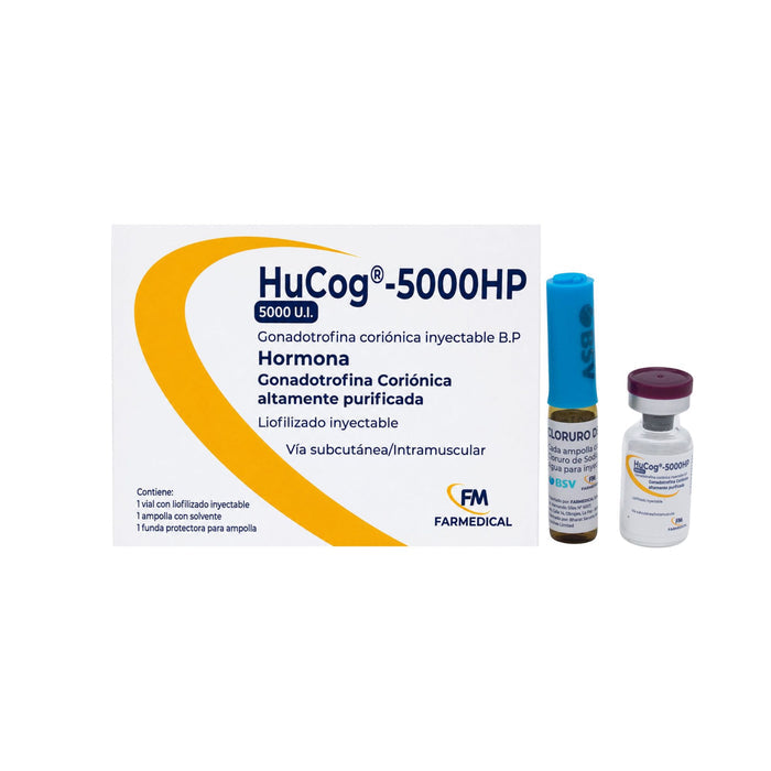 Hucog Gonadotrofina 5000Ui Im-Sc X Frasco+Ampolla