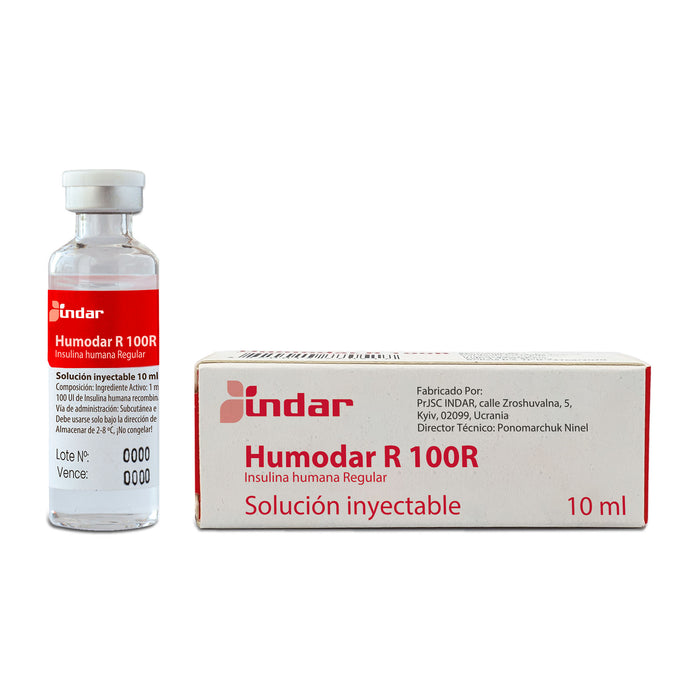 Humodar R 100R Insulina Humana X Ampolla