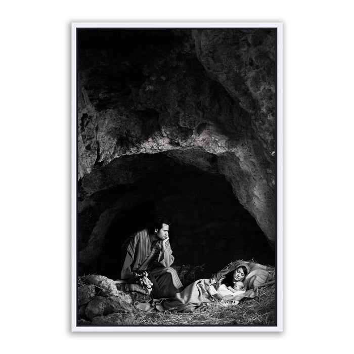 Framed Canvas / 8X10 / Thin White