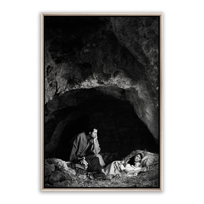 Framed Canvas / 8X10 / Thin Silver