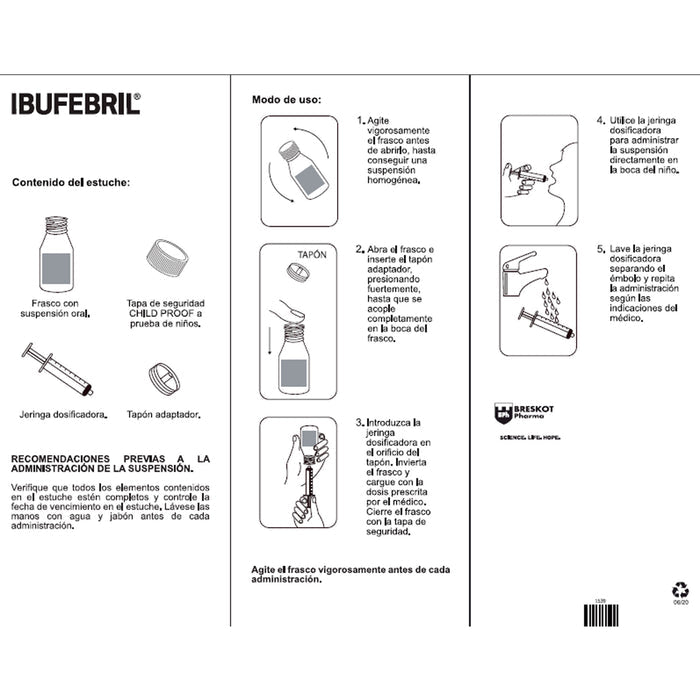 Ibufebril 200Mg 5Ml Susp X 100Ml Ibuprofeno