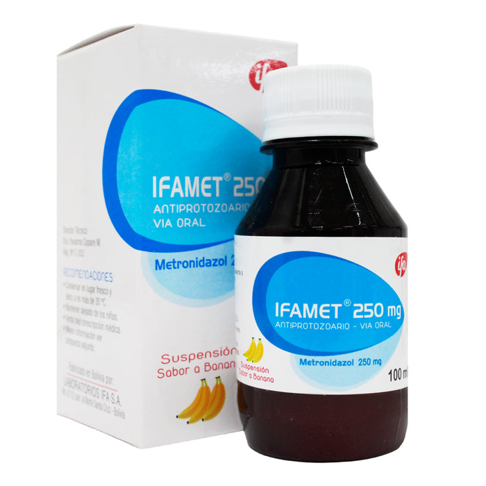 Ifamet 250Mg 5Ml Susp X 100Ml Metronidazol